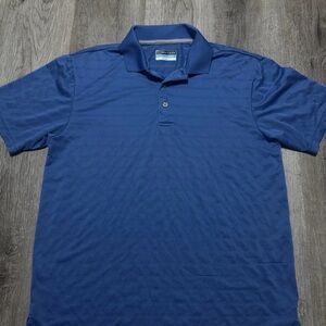 PGA TOUR Men’s Golf Polo Shirt Size Medium BLUE Golfing Polo